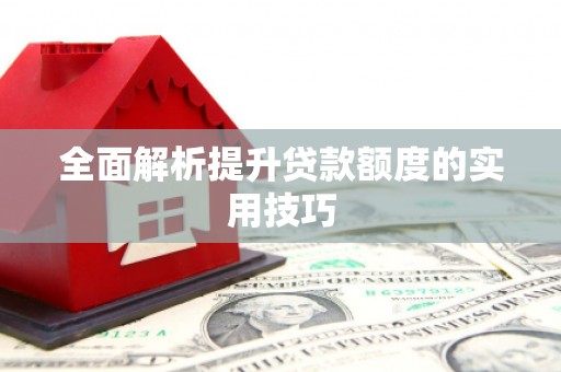 鼎湖全面解析提升贷款额度的实用技巧