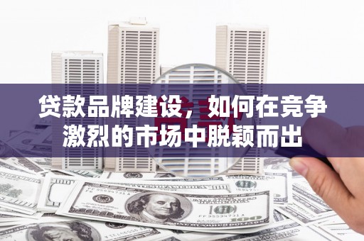 鼎湖贷款品牌建设，如何在竞争激烈的市场中脱颖而出