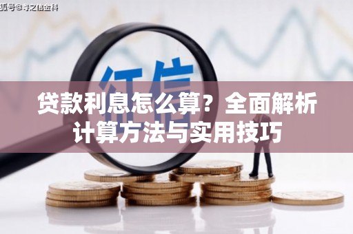 鼎湖贷款利息怎么算？全面解析计算方法与实用技巧