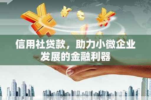 鼎湖信用社贷款，助力小微企业发展的金融利器