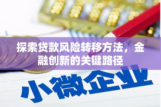 鼎湖探索贷款风险转移方法，金融创新的关键路径