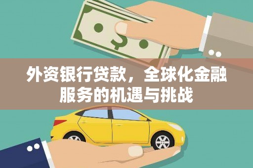 鼎湖外资银行贷款，全球化金融服务的机遇与挑战